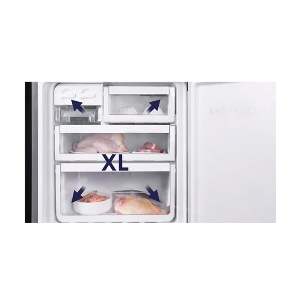 Electrolux Kulkas Inverter NutriFresh Two Door 346 L - EBB3700H-A